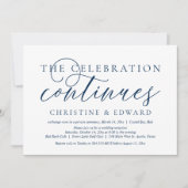 Invitation Fuite de mariage, La célébration continue Invit (Devant)