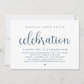 Invitation Fuite de noces, célébration de bonheur éternel  (Devant)