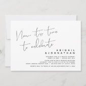 Invitation Fuite en amoureux, C'est maintenant temps de céléb (Devant)