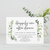 Invitation Fuite en Amoureux, Dîner à tout jamais (Debout devant)