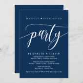 Invitation Fuite en amoureux, fête de bonheur éternel (Devant / Derrière)