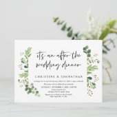 Invitation Fuite en mariage, Après le dîner de mariage (Debout devant)