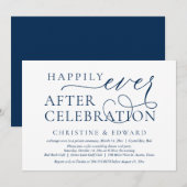 Invitation Fuite en mariage, célébration de bonheur éternel  (Devant / Derrière)