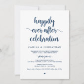 Invitation Fuite en mariage, célébration de bonheur éternel (Devant)
