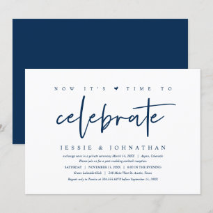Invitation Fuite en mariage, c'est le moment de célébrer, Ble