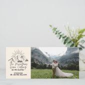 Invitation Fuite en montagne (Debout devant)