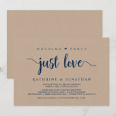Invitation Fuite, Rien de Fantasque Juste de l'Amour, Kraft M (Devant / Derrière)