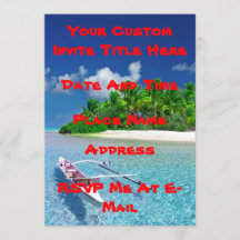 Fuite tropicale d'île