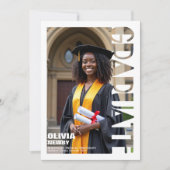 Invitation 🎓Full‑Photo Graduation Party (Devant)