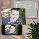 Invitation Full Photo Graduation Party - type minimal