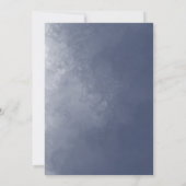 Invitation Fumée bleue de la marine classique 60e anniversair (Dos)