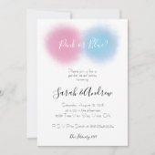 Invitation Fumée Bombe Genre Révélation Fumée Bombe Bébé (Devant)