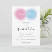 Invitation Fumée Bombe Genre Révélation Fumée Bombe Bébé (Debout devant)