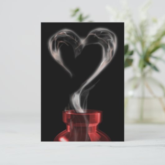 Invitation fumée de potion d'amour (Debout devant)