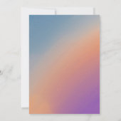 Invitation Fumée Montagnes Hiver Brunch & Bubbly (Dos)