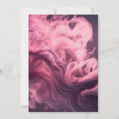 Invitation Fumée rose Bachelorette (Dos)