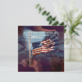 Invitation Fumée tombée mais pas oubliée et drapeau déchiré (Debout devant)