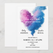 Invitation fumer coeur sexe révéler l'invitation (Devant / Derrière)