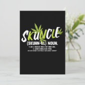 Invitation Fumeur de mauvaises herbes de l'oncle Funny Lover (Debout devant)