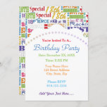 Invitation Fun 18th Birthday Party favoris personnalisé<br><div class="desc">Typographie unique et spéciale thème 18e anniversaire déco et cadeaux de fête. Le texte inclut la force et la force à 18. fabuleux à 18 ans, extraordinaire 18ème anniversaire, extra spécial 18ème anniversaire, heureux 18ème anniversaire, rocking 18ème anniversaire, beau à 18, et extraordinaire 18ème anniversaire. Disponible en texte coloré clair...</div>