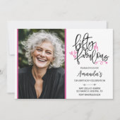 Invitation Fun 50 Anniversaire Photo Fabuleux (Devant)