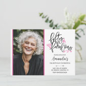 Invitation Fun 50 Anniversaire Photo Fabuleux (Debout devant)