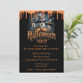Invitation Fun Adulte Halloween Costume Party (Debout devant)