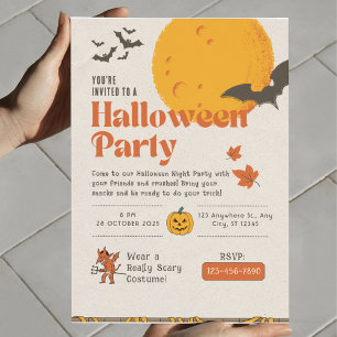 Invitation Fun Amusé Haunening Halloween Party