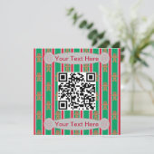 Invitation Fun and Fancy Christmas Gingbread Homme (Debout devant)
