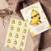 Invitation Fun Anniversaire de Bananes