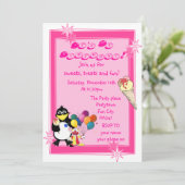 Invitation Fun anniversaire de enfant (Debout devant)