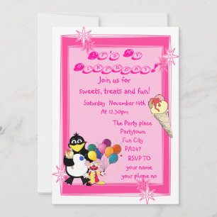 Invitation Fun anniversaire de enfant