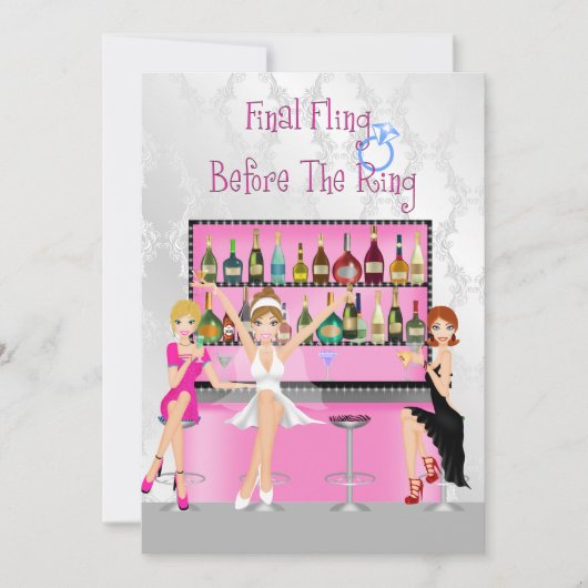 Invitation Fun Bachelorette Party (Devant)