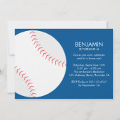 Invitation Fun Baseball Theme Anniversaire (Devant)