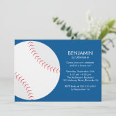 Invitation Fun Baseball Theme Anniversaire (Debout devant)