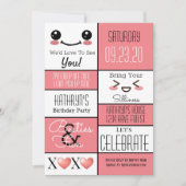 Invitation Fun Bestie's Birthday  (Devant)