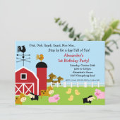 Invitation Fun Birthday Party (Debout devant)