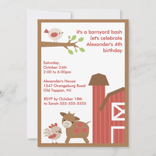Invitation Fun Birthday Party (Devant)