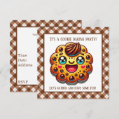 Invitation Fun biscuit pâtisserie (Devant / Derrière)