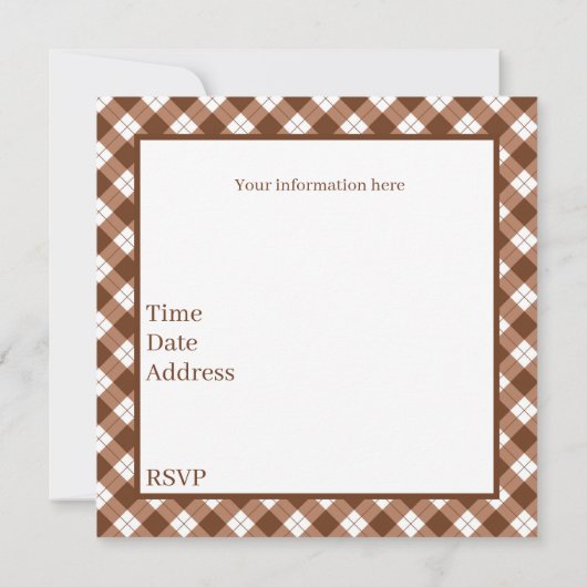 Invitation Fun biscuit pâtisserie (Dos)