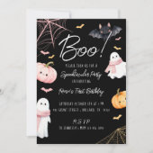 Invitation Fun Boo! Spooktacular Halloween Birthday Party (Devant)