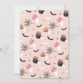 Invitation Fun Boo ! Spooktacular Halloween fête d'anniversai (Dos)