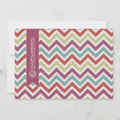 Invitation Fun Chevron Christmas Party (Dos)