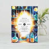 Invitation Fun Chimie Scientifique Anniversaire (Debout devant)