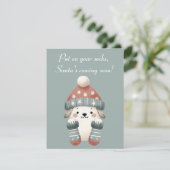 Invitation Fun Christmas Grey Card (Debout devant)