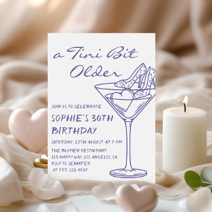 Invitation Fun Cocktail Un Peu Plus Âgé 30 Ans