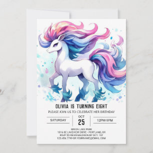 Invitation Fun Custom Horse Anniversaire