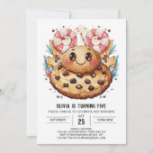 Invitation Fun Custom Sweets Cookies Anniversaire (Devant)