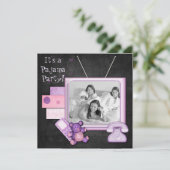 Invitation Fun de la partie de sciage (Debout devant)