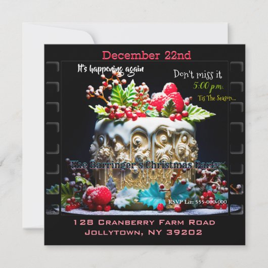 Invitation Fun de Noël (Devant)